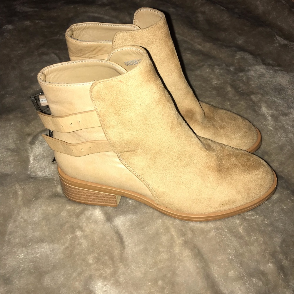 Faux Suede Booties